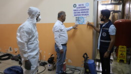 DİSKİ kaliteli ve sağlıklı içme suyu için su depolarını temizliyor