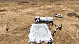 Hayvanlar için yaylalara tankerlerle su taşınıyor