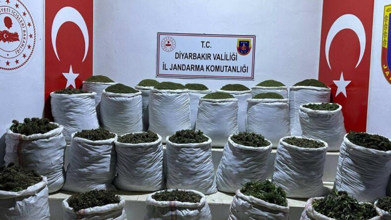 Lice’de 783 Kilo Esrar Yakalandı