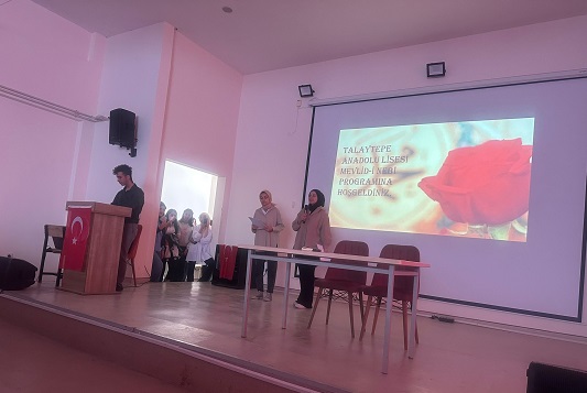 Talaytepe Anadolu Lisesi’nde Mevlid-i Nebi etkinliği