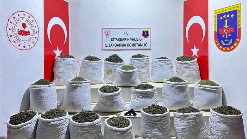 Diyarbakır’da 914 Kilo Esrar Yakalandı