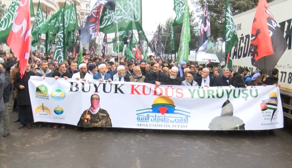 Diyarbakır’da ‘Büyük Kudüs Yürüyüşü’ Düzenlendi