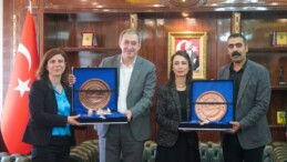 DEM Parti Eşgenel Başkanlarından DBB’ye Ziyaret