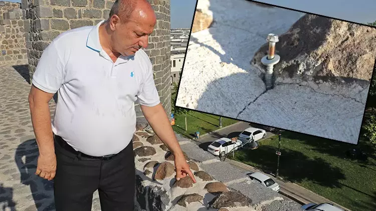 UNESCO Listesindeki Tarihi Diyarbakır Surlarına Çiviler Çakıldı