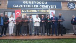 Öldürülen Gazeteci Aziz Korkmaz’ın Adının Verildiği Tesis Açıldı