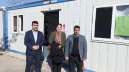 Ziya Gökalp Eğitim Fakültesi’nden Cemil Özgür Ortaokulu’na Konteyner Desteği