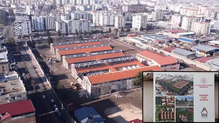 ‘Anı ve Etnografya Müzesi’ Olacak Diyarbakır Cezaevi’nde İlk Etabın Yüzde 67’si Tamamlandı