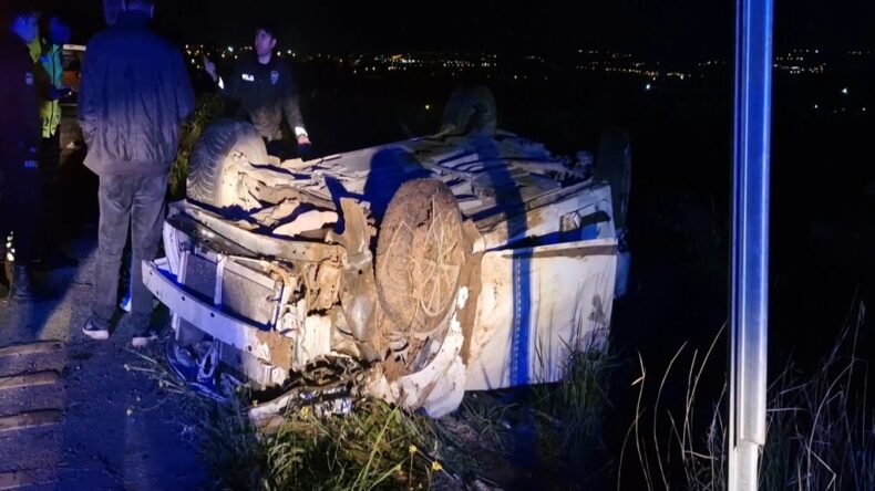 Diyarbakır’da, Feci Kaza: 1 ölü, 3 yaralı