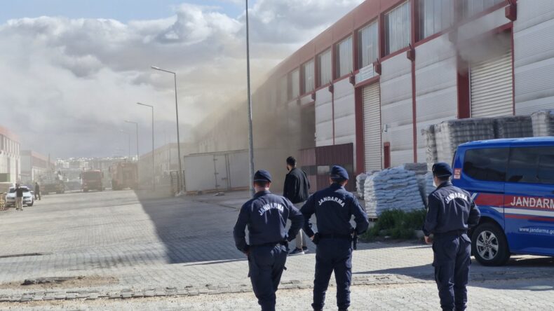 Diyarbakır’da Sanayi Sitesinde Yangın