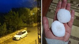 Kulp’ta Ceviz Büyüklüğünde Dolu Yağdı