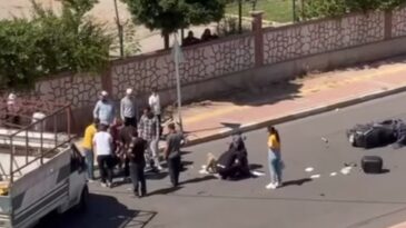 Diyarbakır’da trafik kazası: 2 yaralı