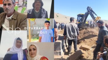 Mersin’de trafik kazasında aynı aileden ölen 5 kişinin cenazesi Diyarbakır’da yan yana toprağa verildi