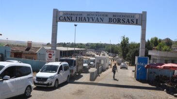 Diyarbakır hayvan pazarı ikinci bir emre kadar kapatıldı