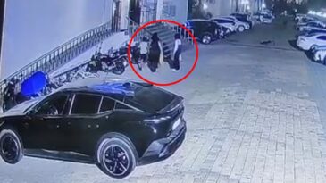 Diyarbakır’da Oğlu ile tartışan çocuğa silah çekip, havaya ateş etti; o anlar kamerada