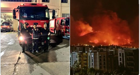 Diyarbakır itfaiyesinden Antakyadaki yangına destek