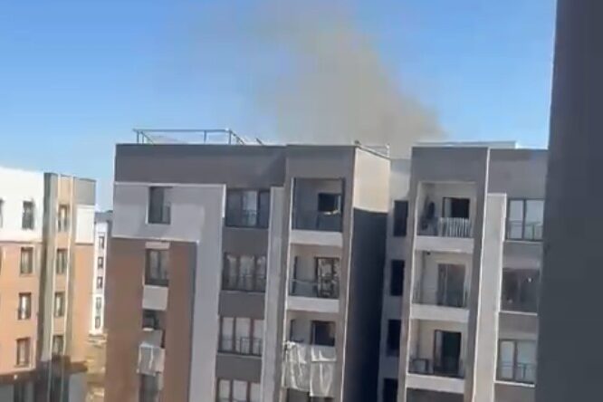 Bağlar’da TOKİ Konutlarında Yangın Paniği