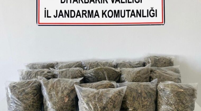 Diyarbakır’da Son Bir Haftada 38,5 Kilo Esrar Ele Geçirildi