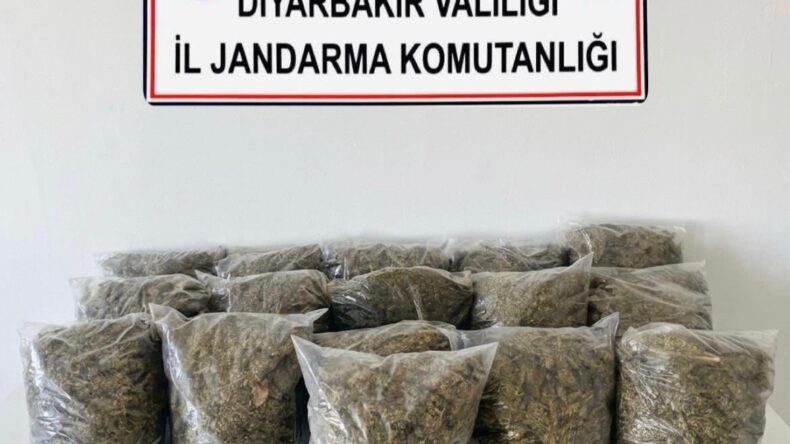 Diyarbakır’da Son Bir Haftada 38,5 Kilo Esrar Ele Geçirildi