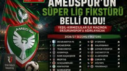 Süper Lig’deki Amedspor’un 2026-2027 Sezonu Fikstürü Belli Oldu