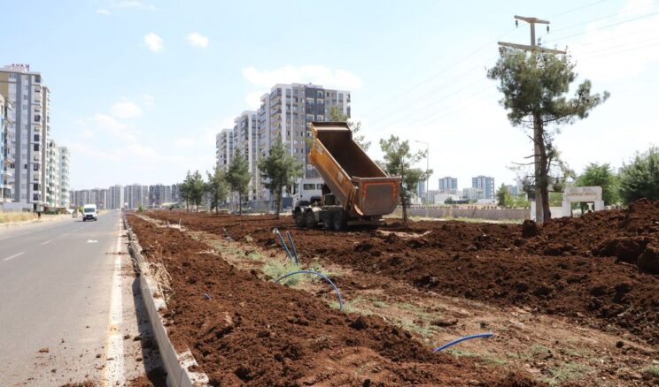 60 Bin Metrekarelik Bulvar Peyzajla Yenileniyor