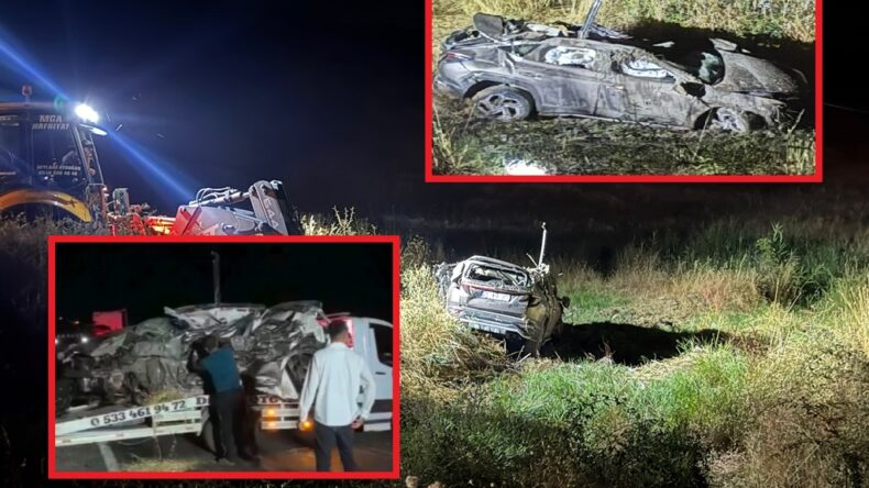 Otomobille TIR, Kafa Kafaya Çarpıştı: 2 Ölü, 1 Yaralı