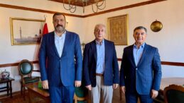 OSB Başkanı Fidan ve DTB Başkanı Yeşil’den Eker’e Ziyaret