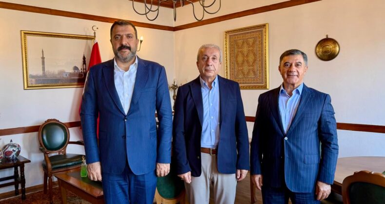 OSB Başkanı Fidan ve DTB Başkanı Yeşil’den Eker’e Ziyaret